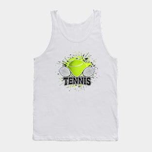 Tennis splatter Tank Top